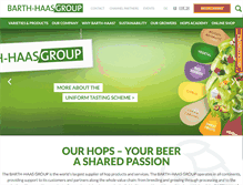 Tablet Screenshot of barthhaasgroup.com